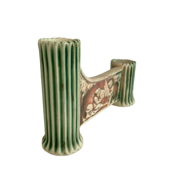 Roseville Donatello Double Bud Vase - Picture 6 of 11